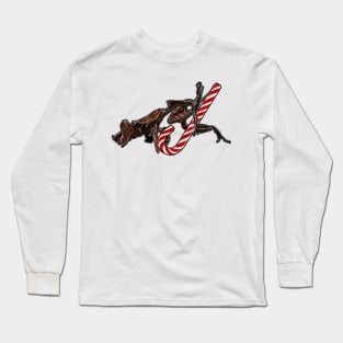 Phyllocrania paradoxa female X-Mas Long Sleeve T-Shirt